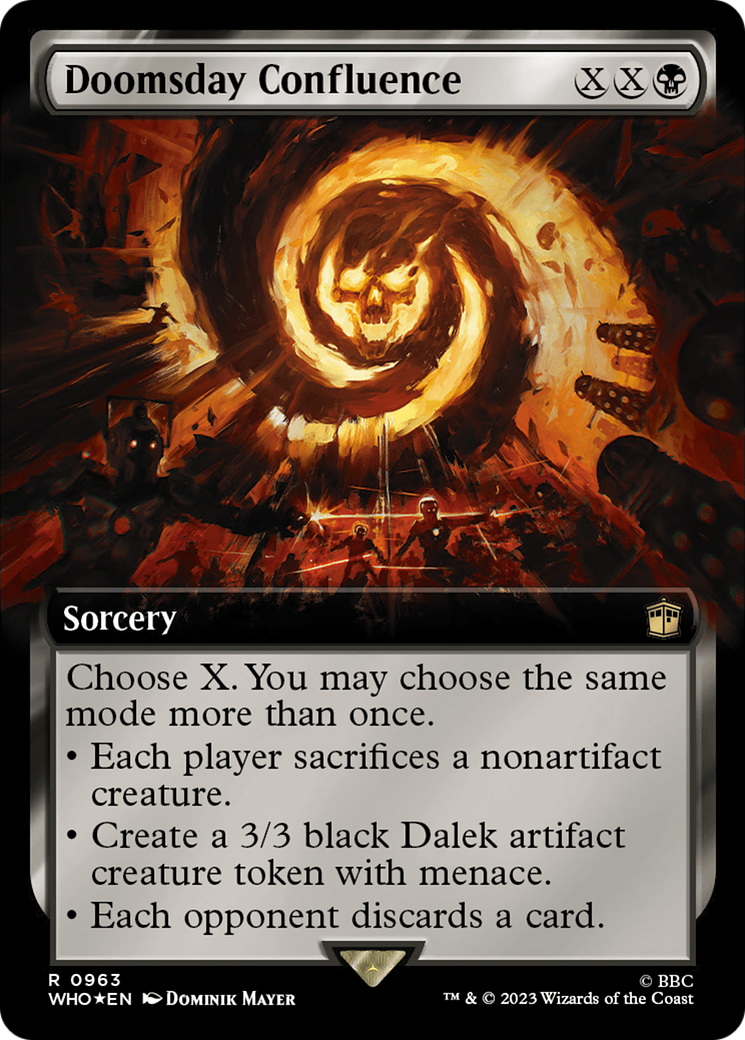 Doomsday Confluence (Extended Art) (Surge Foil) [Doctor Who] | Rook's Games and More