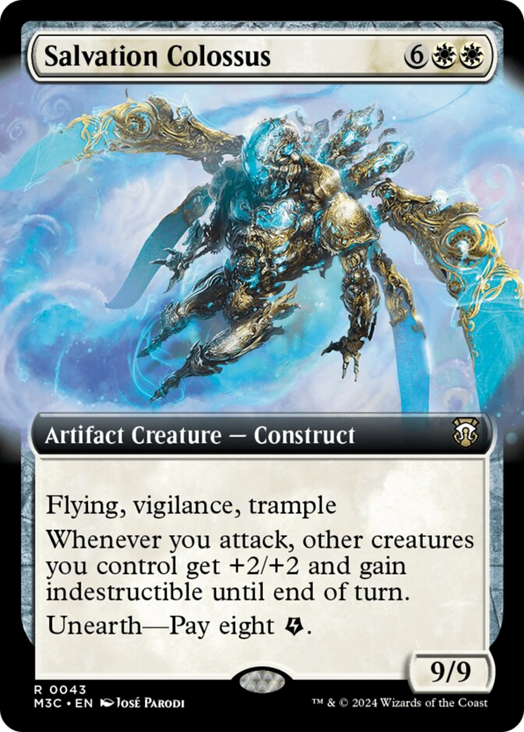 Salvation Colossus (Extended Art) (Ripple Foil) [Modern Horizons 3 Commander] | Rook's Games and More