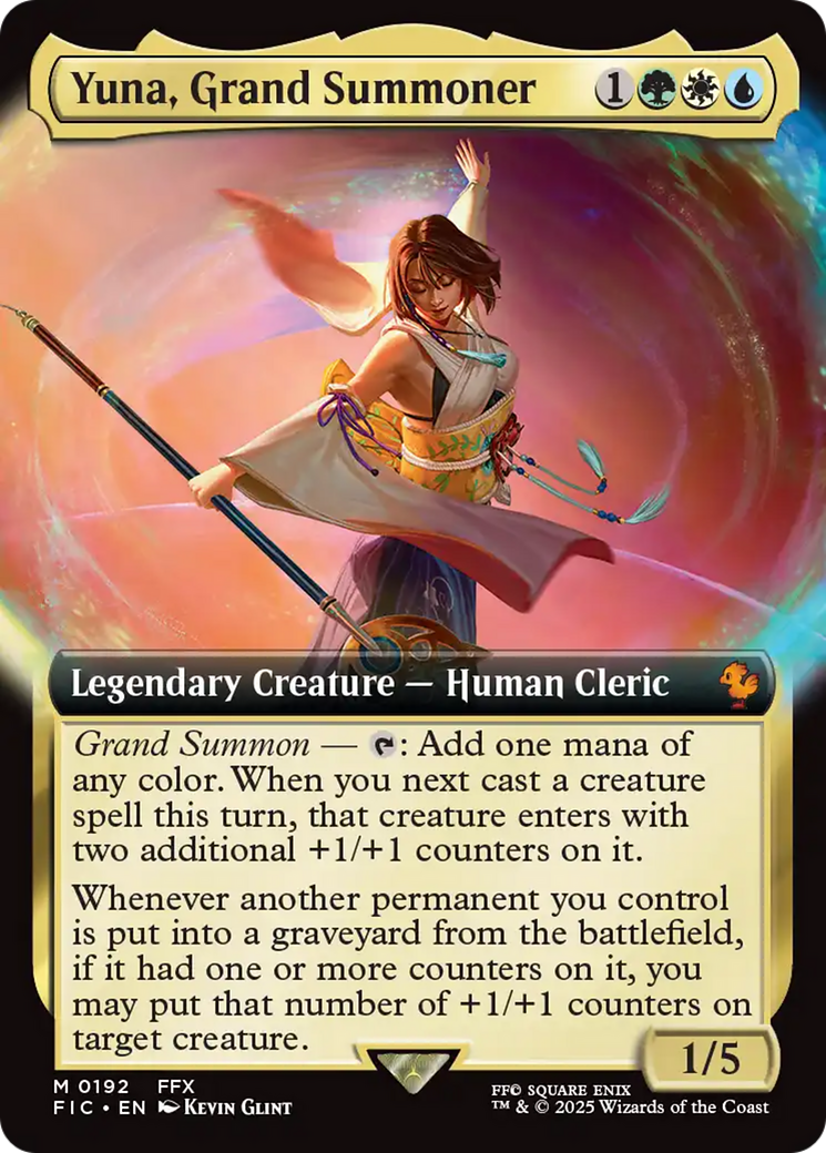 Yuna, Grand Summoner (Extended Art) [FINAL FANTASY Commander] | Rook's Games and More