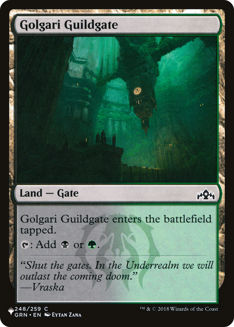 Golgari Guildgate [The List] | Rook's Games and More