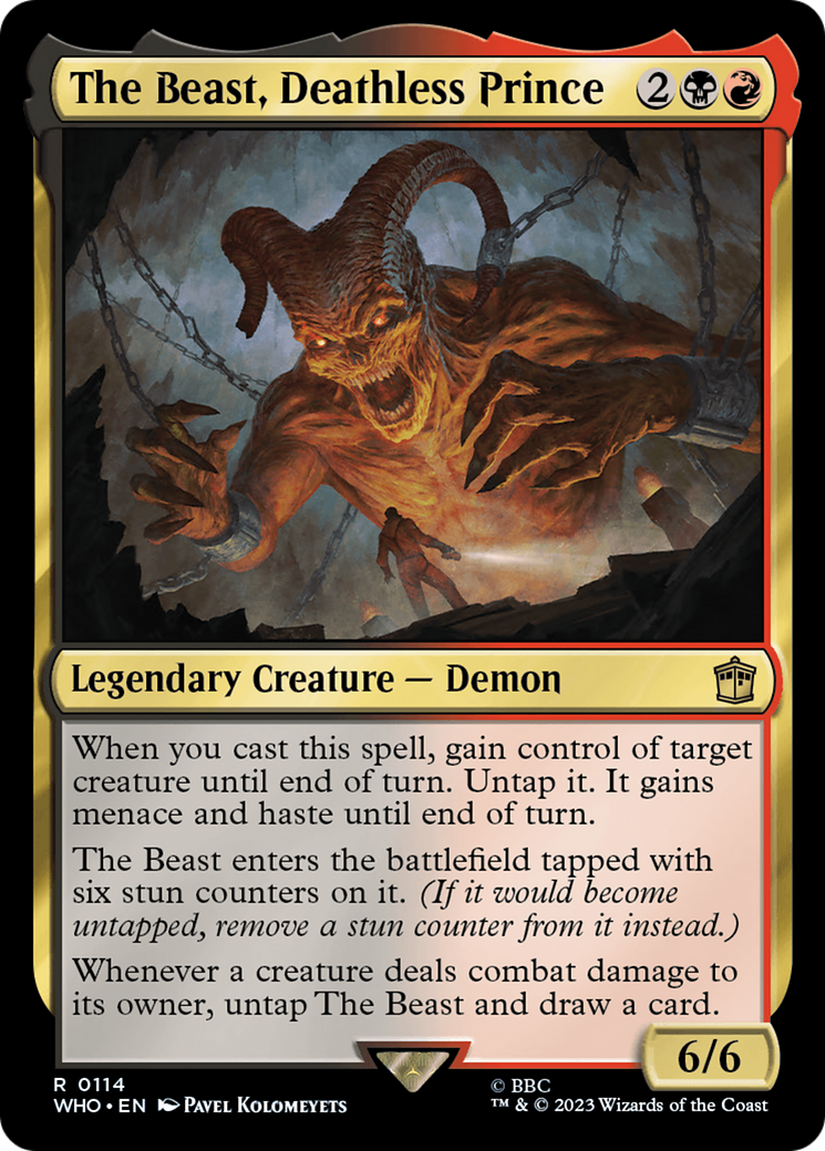 The Beast, Deathless Prince [Doctor Who] | Rook's Games and More