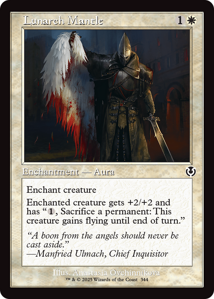 Lunarch Mantle (Retro Frame) [Innistrad Remastered] | Rook's Games and More
