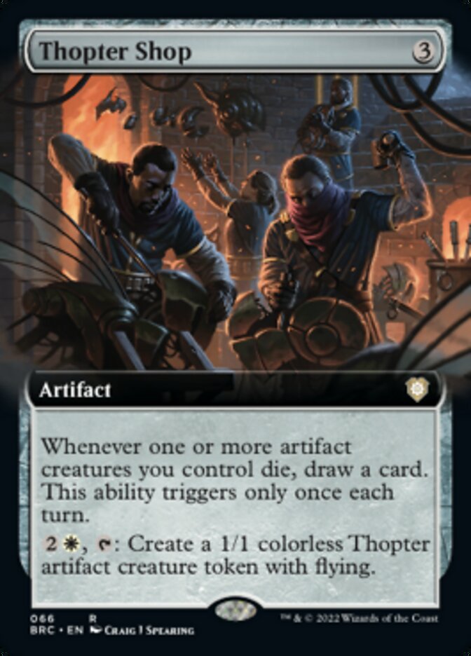 Thopter Shop (Extended Art) [The Brothers' War Commander] | Rook's Games and More
