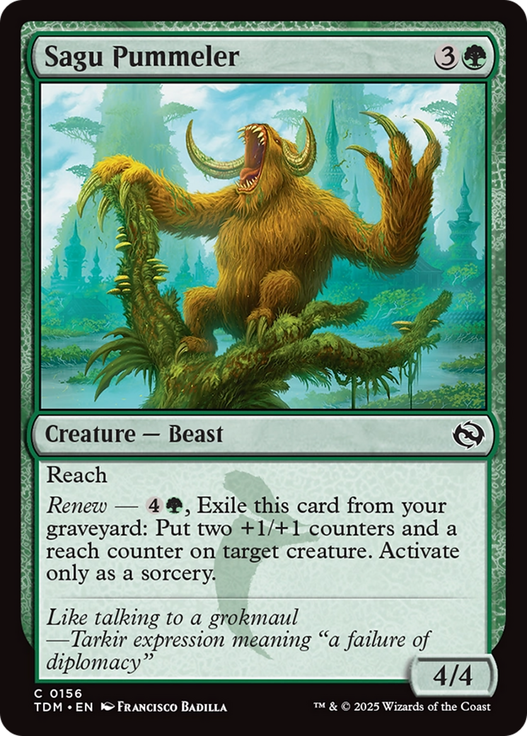Sagu Pummeler [Tarkir: Dragonstorm] | Rook's Games and More