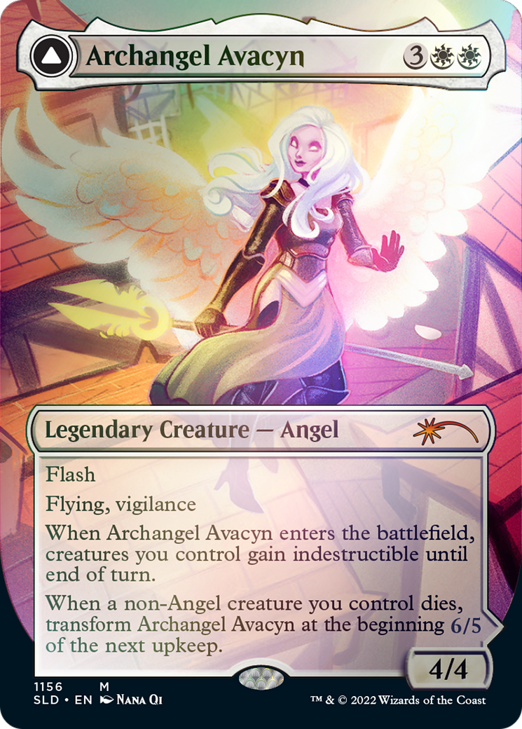 Archangel Avacyn // Avacyn, the Purifier (Borderless) [Secret Lair: From Cute to Brute] | Rook's Games and More