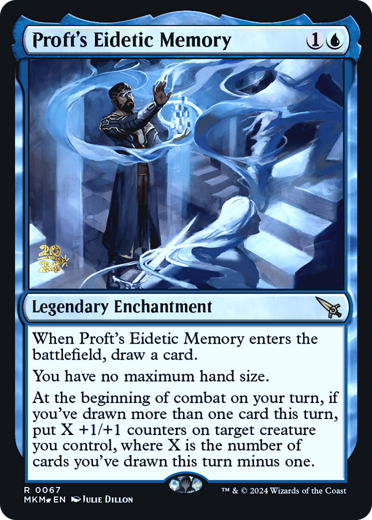 Proft's Eidetic Memory [Murders at Karlov Manor Prerelease Promos] | Rook's Games and More