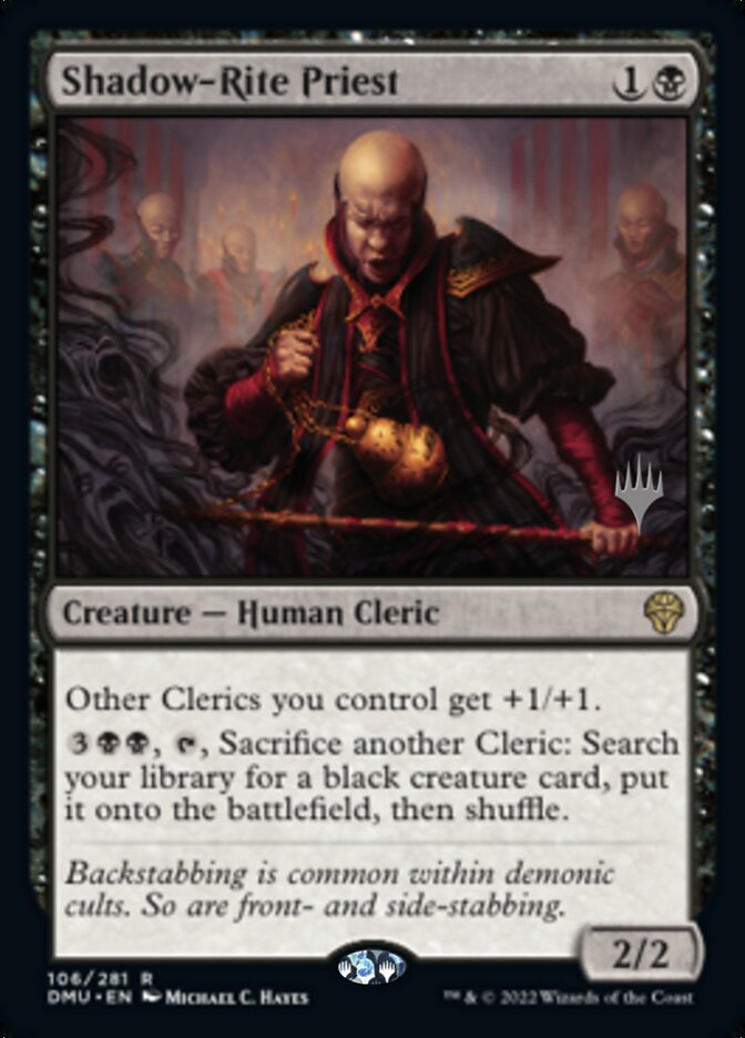 Shadow-Rite Priest (Promo Pack) [Dominaria United Promos] | Rook's Games and More
