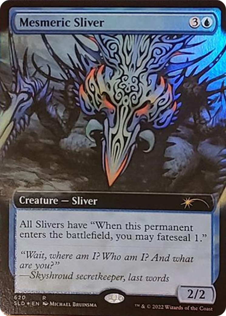 Mesmeric Sliver (Extended Art) [Secret Lair Drop Series] | Rook's Games and More