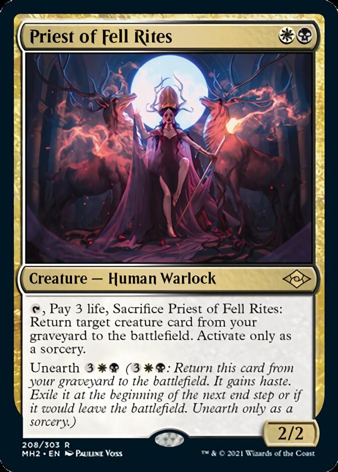 Priest of Fell Rites [Modern Horizons 2] | Rook's Games and More
