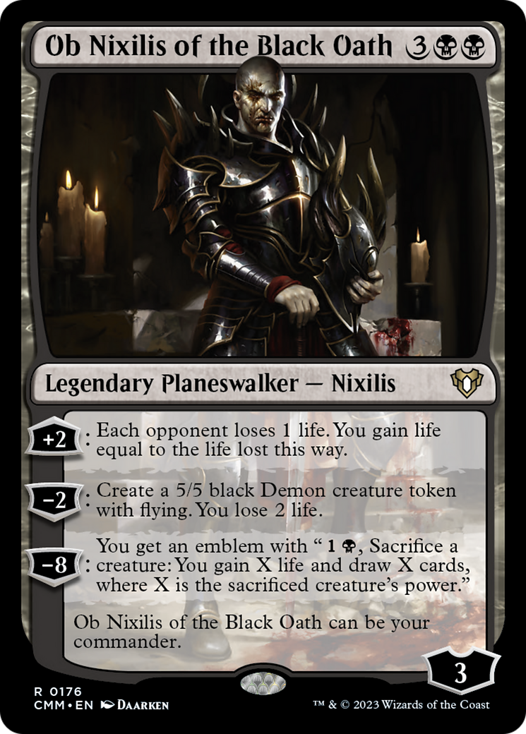 Ob Nixilis of the Black Oath [Commander Masters] | Rook's Games and More