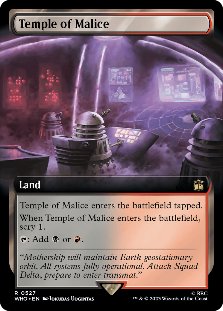 Temple of Malice (Extended Art) [Doctor Who] | Rook's Games and More