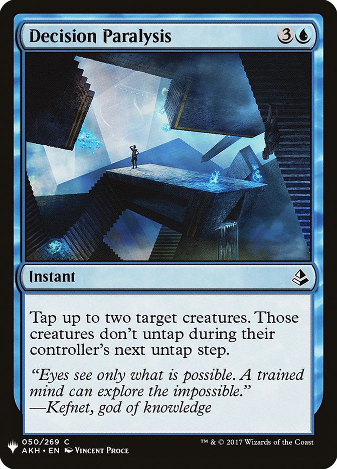 Decision Paralysis [Mystery Booster] | Rook's Games and More