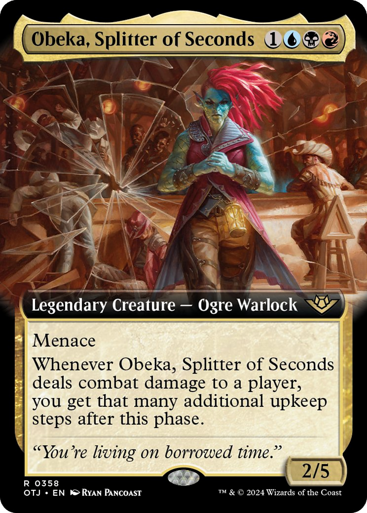 Obeka, Splitter of Seconds (Extended Art) [Outlaws of Thunder Junction] | Rook's Games and More