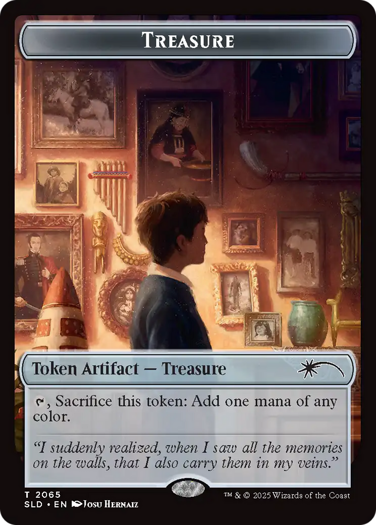 Treasure Token (2065) (Rainbow Foil) [Secret Lair Drop Series] | Rook's Games and More
