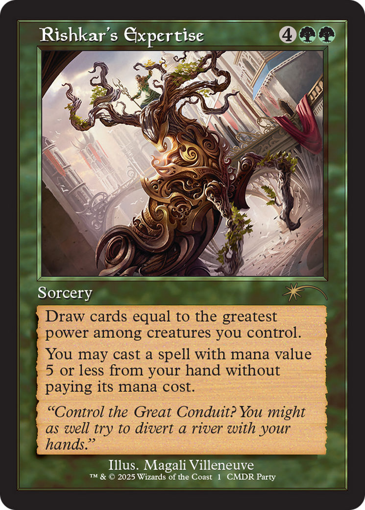 Rishkar's Expertise (Retro Frame) [Wizards Play Network 2025] | Rook's Games and More