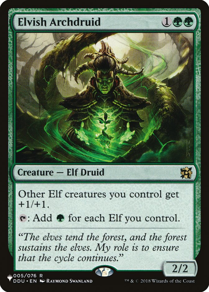 Elvish Archdruid [The List] | Rook's Games and More