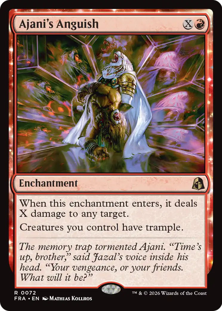 Ajani's Anguish [Reality Fracture] | Rook's Games and More