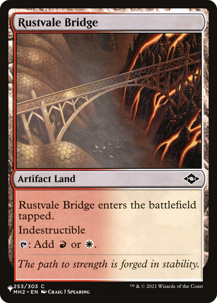 Rustvale Bridge [The List] | Rook's Games and More