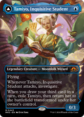 Tamiyo, Inquisitive Student // Tamiyo, Seasoned Scholar (Borderless) [Modern Horizons 3] | Rook's Games and More