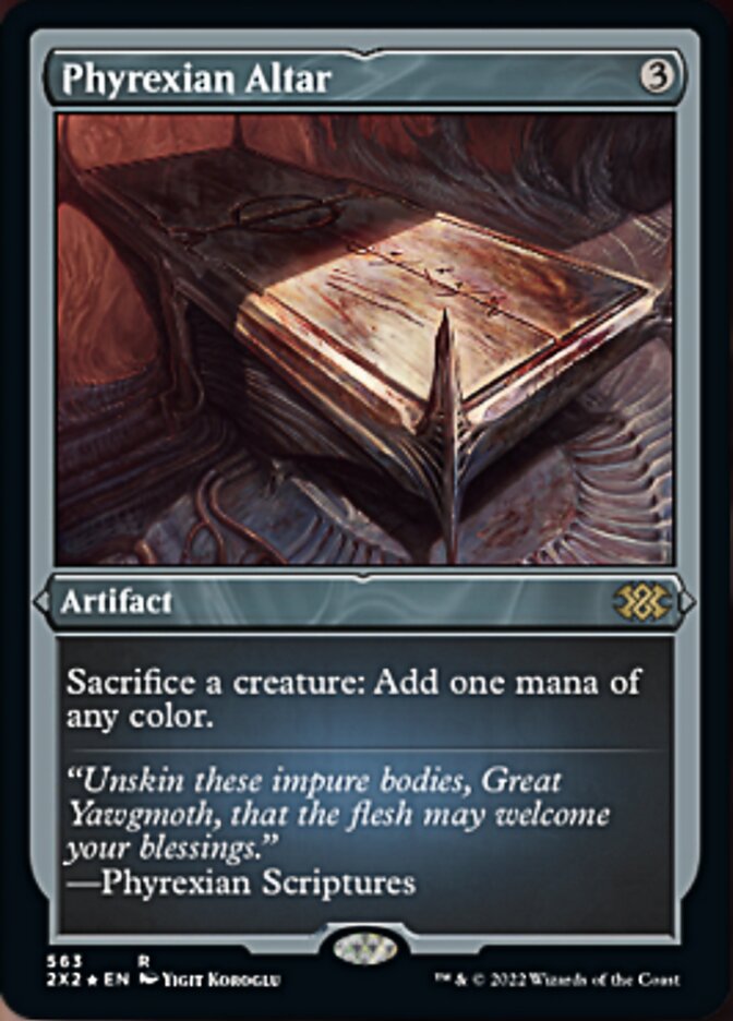 Phyrexian Altar (Foil Etched) [Double Masters 2022] | Rook's Games and More