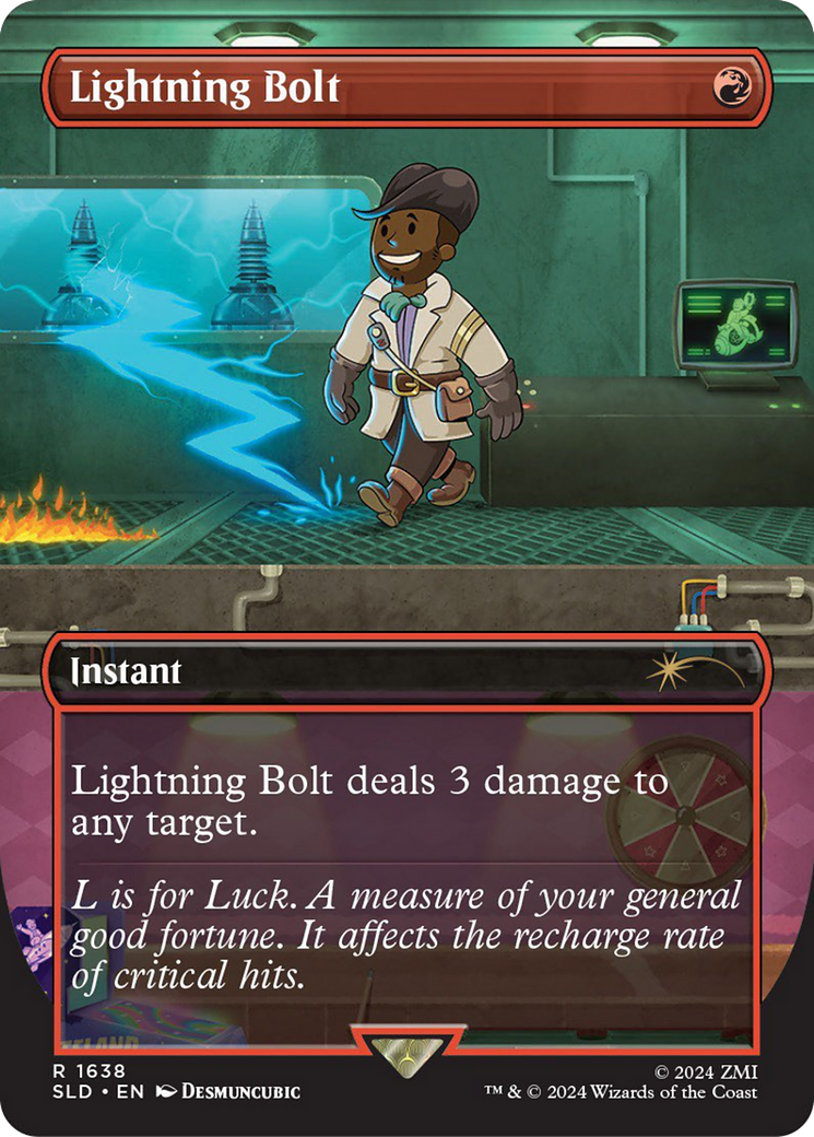 Lightning Bolt (1638) (Rainbow Foil) [Secret Lair Drop Series] | Rook's Games and More