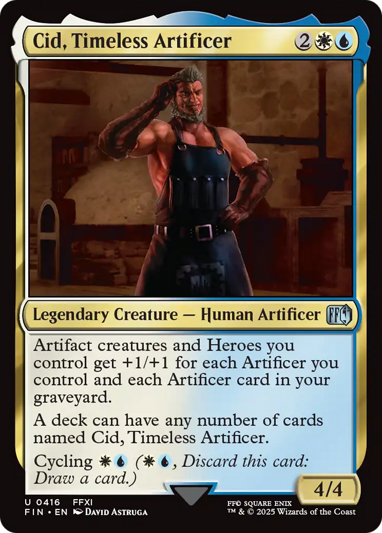 Cid, Timeless Artificer (0416) [FINAL FANTASY] | Rook's Games and More