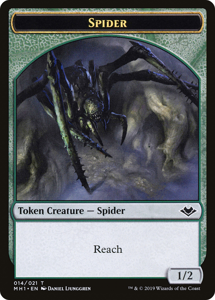 Shapeshifter // Spider Double-Sided Token [Modern Horizons Tokens] | Rook's Games and More