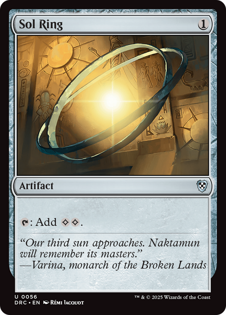 Sol Ring [Aetherdrift Commander] | Rook's Games and More