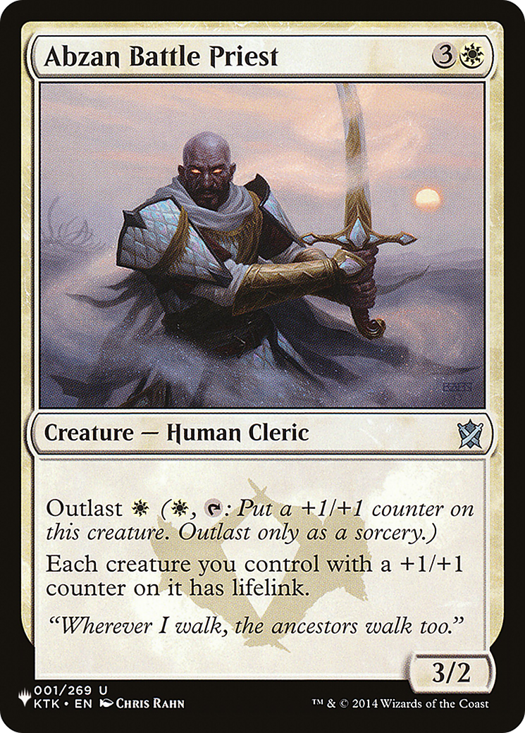 Abzan Battle Priest [The List Reprints] | Rook's Games and More