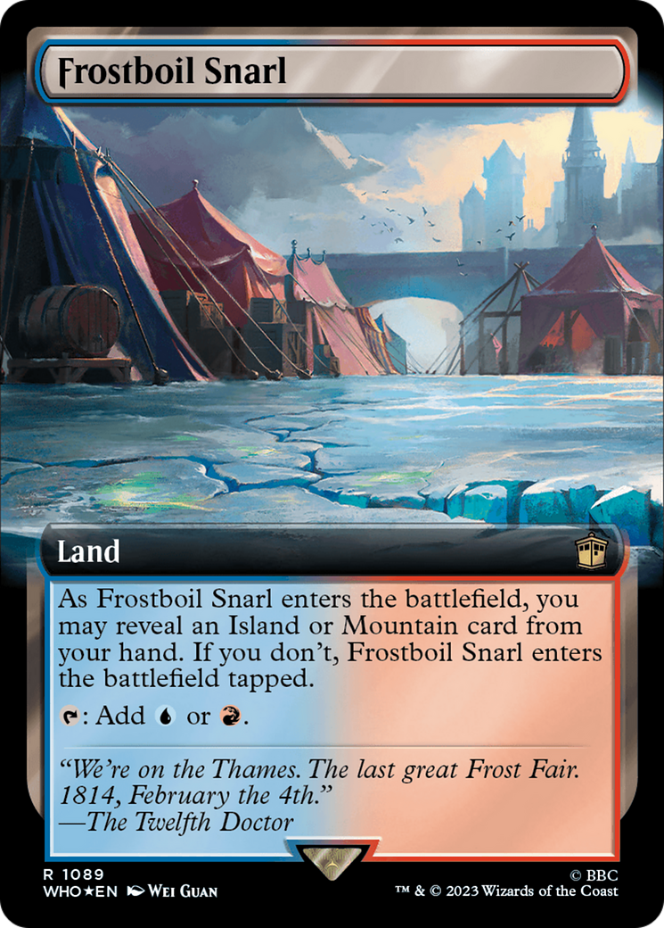 Frostboil Snarl (Extended Art) (Surge Foil) [Doctor Who] | Rook's Games and More
