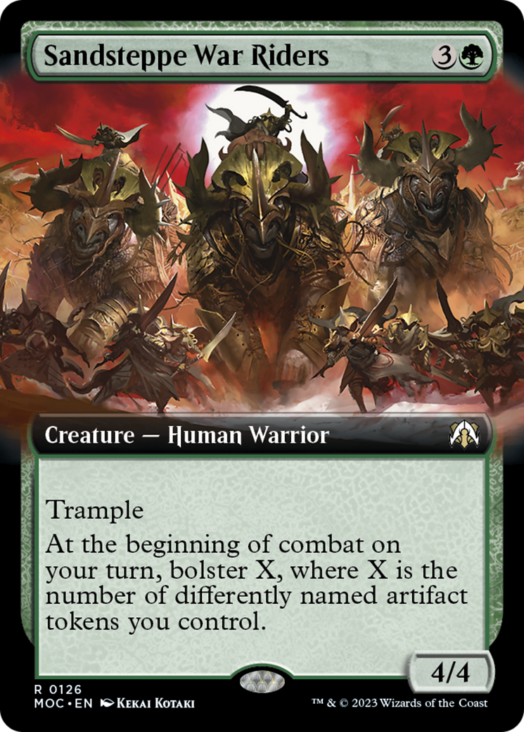 Sandsteppe War Riders (Extended Art) [March of the Machine Commander] | Rook's Games and More