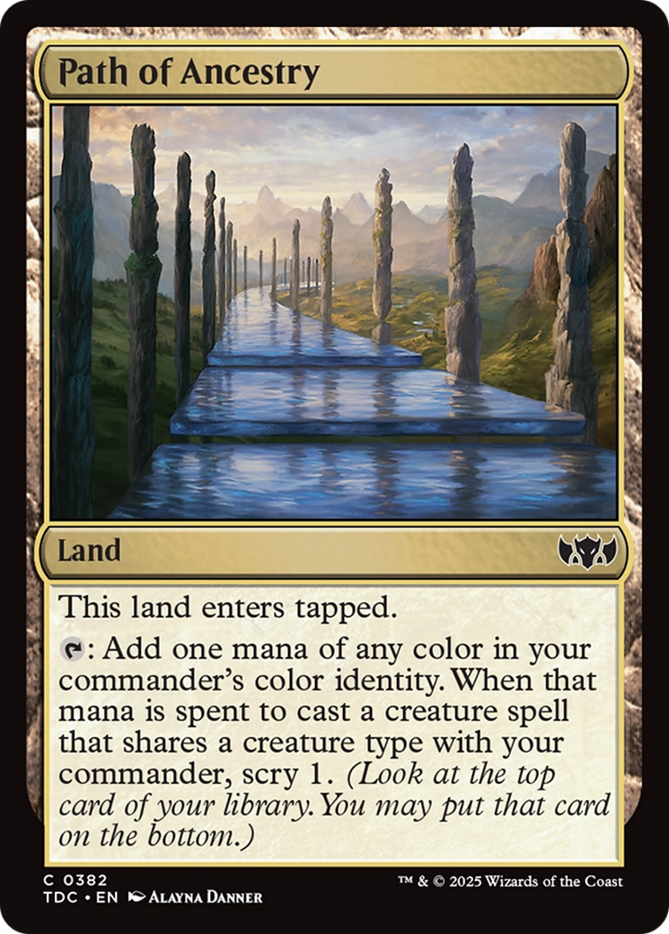 Path of Ancestry [Tarkir: Dragonstorm Commander] | Rook's Games and More