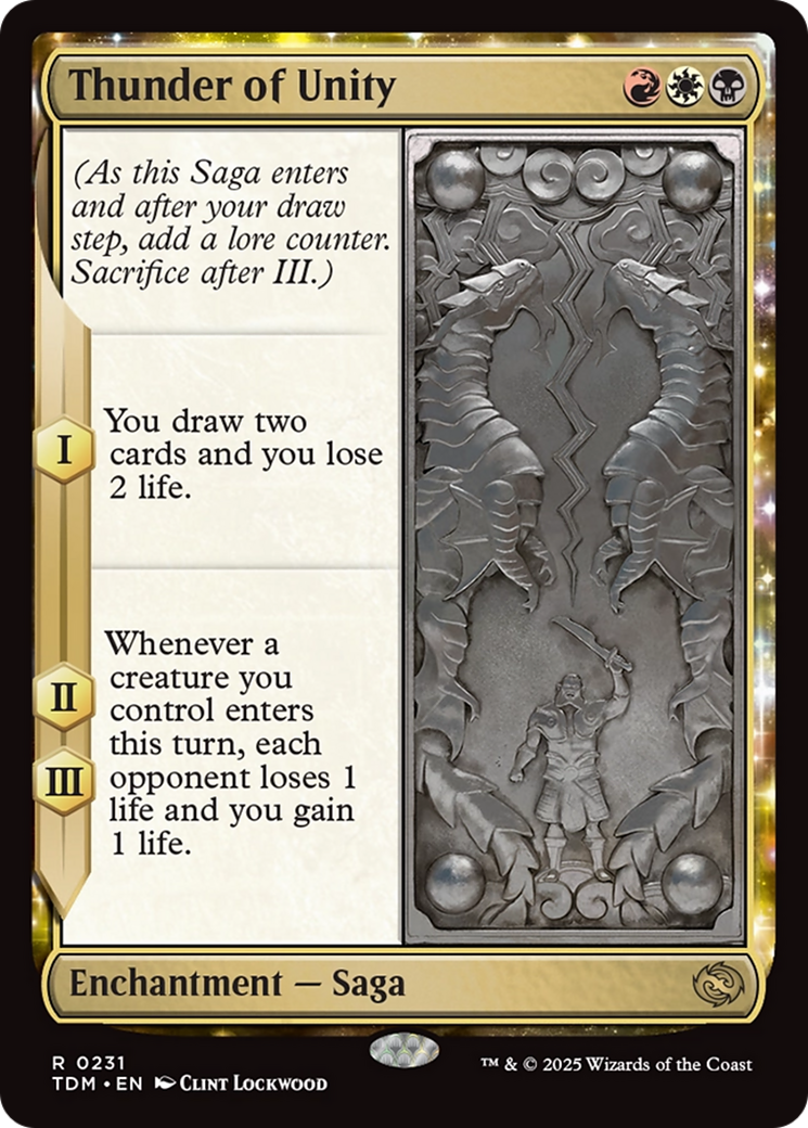 Thunder of Unity [Tarkir: Dragonstorm] | Rook's Games and More