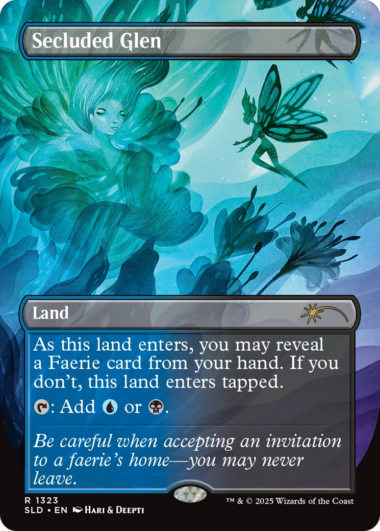 Secluded Glen (Rainbow Foil) [Secret Lair Drop Series] | Rook's Games and More