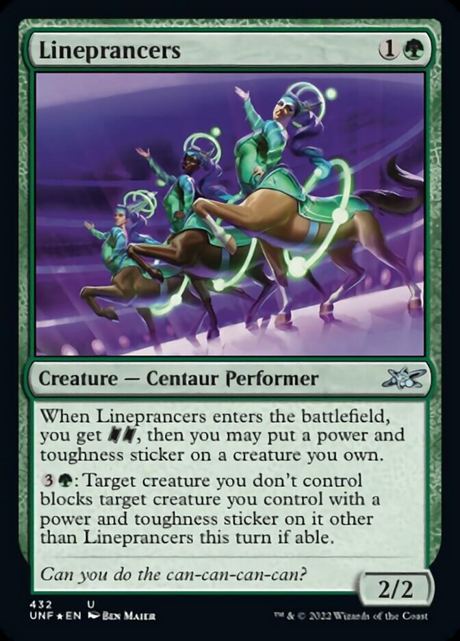 Lineprancers (Galaxy Foil) [Unfinity] | Rook's Games and More