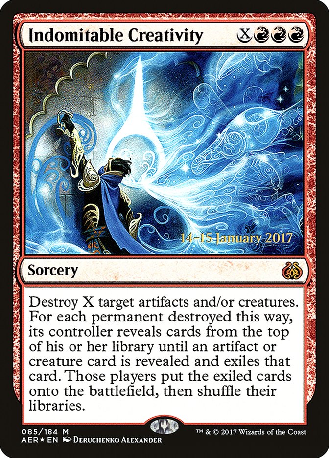 Indomitable Creativity [Aether Revolt Prerelease Promos] | Rook's Games and More