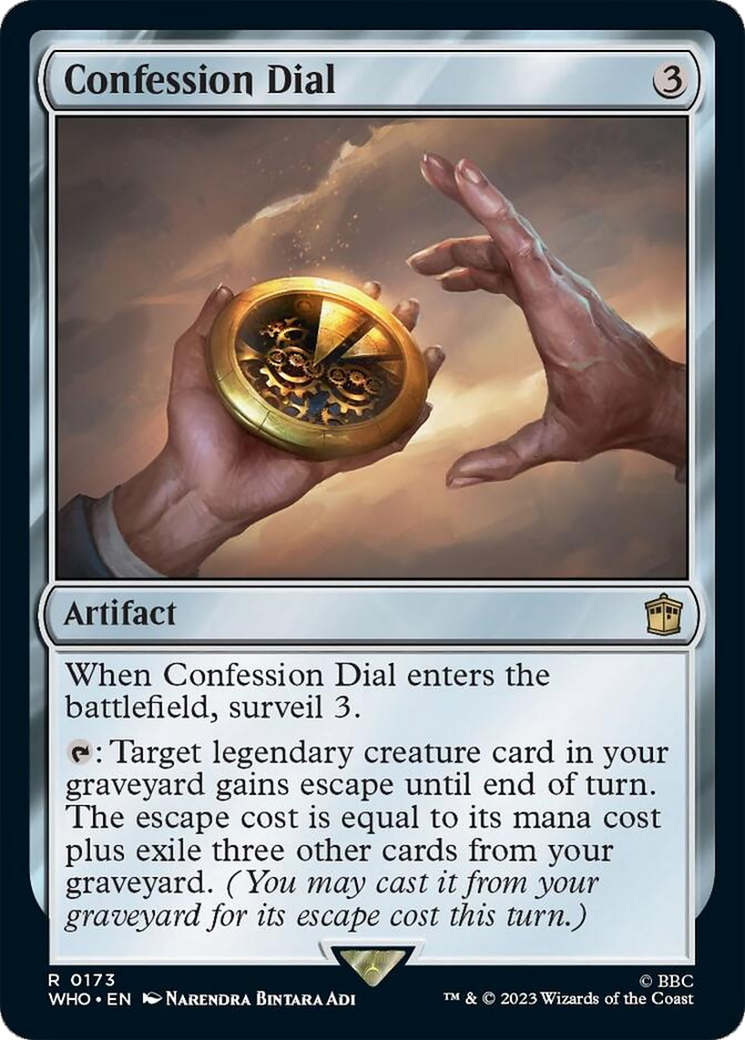 Confession Dial [Doctor Who] | Rook's Games and More