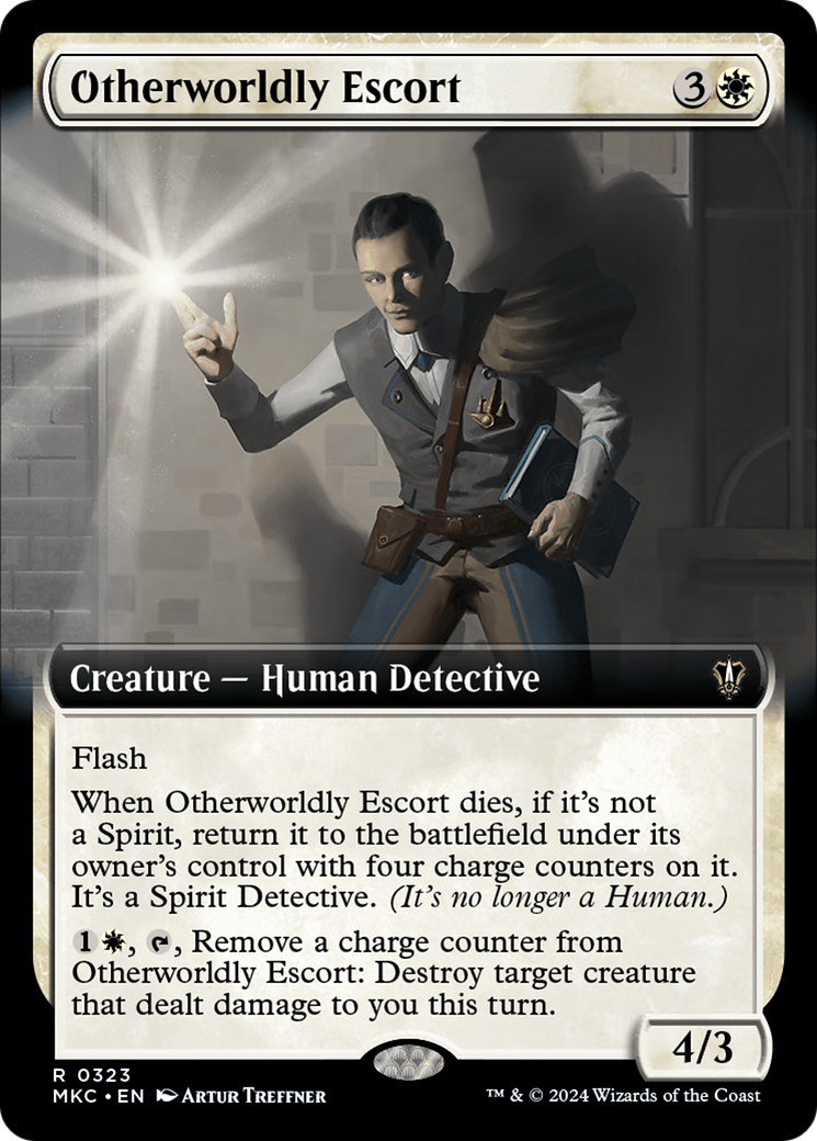 Otherworldly Escort (Extended Art) [Murders at Karlov Manor Commander] | Rook's Games and More