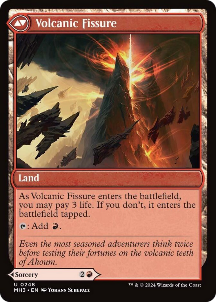 Sundering Eruption // Volcanic Fissure [Modern Horizons 3] | Rook's Games and More