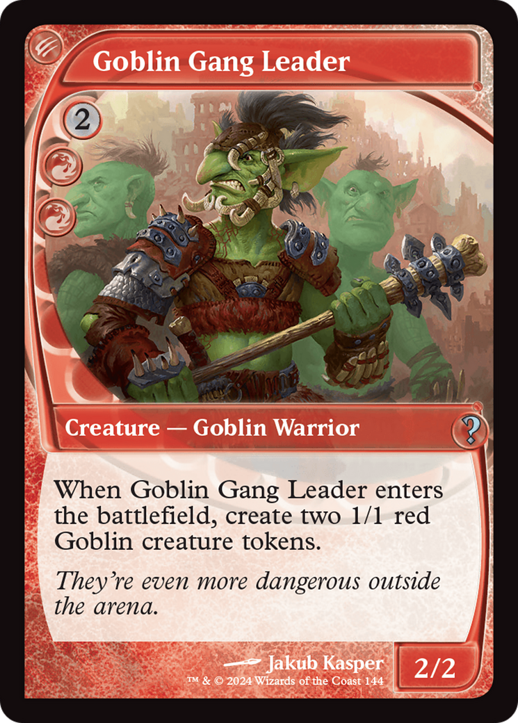 Goblin Gang Leader (Future Sight) [Mystery Booster 2] | Rook's Games and More