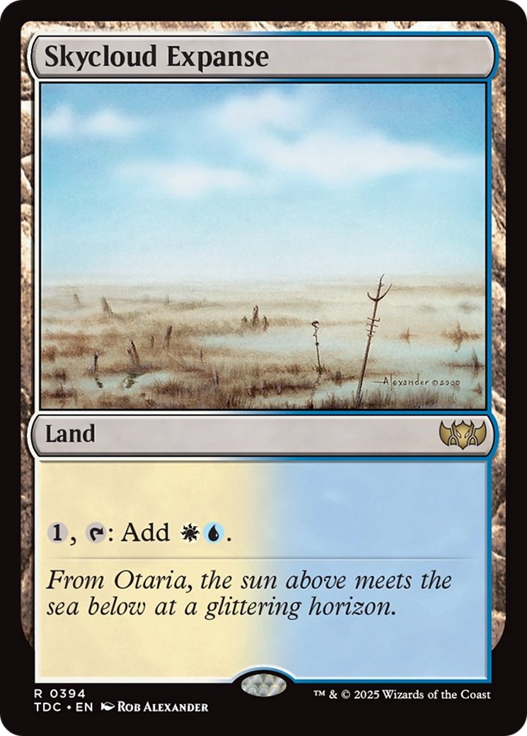 Skycloud Expanse [Tarkir: Dragonstorm Commander] | Rook's Games and More