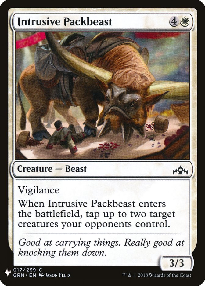 Intrusive Packbeast [Mystery Booster] | Rook's Games and More