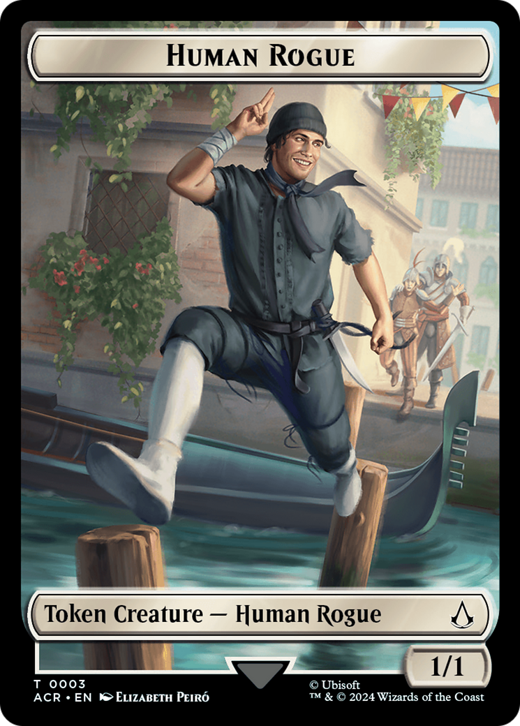 Human Rogue Token [Assassin's Creed Tokens] | Rook's Games and More