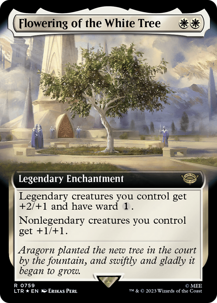 Flowering of the White Tree (Extended Art) (Surge Foil) [The Lord of the Rings: Tales of Middle-Earth] | Rook's Games and More