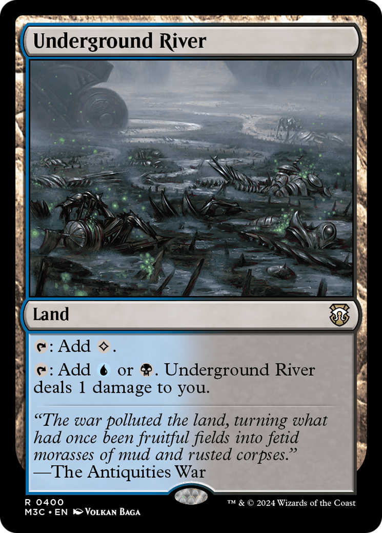 Underground River (Ripple Foil) [Modern Horizons 3 Commander] | Rook's Games and More