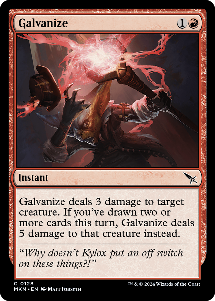 Galvanize [Murders at Karlov Manor] | Rook's Games and More