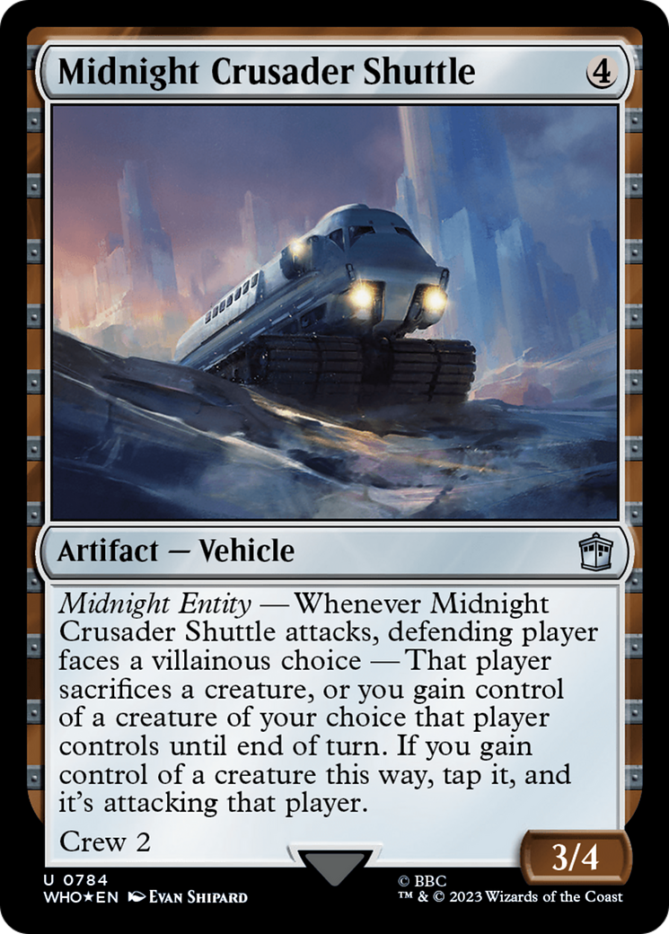 Midnight Crusader Shuttle (Surge Foil) [Doctor Who] | Rook's Games and More