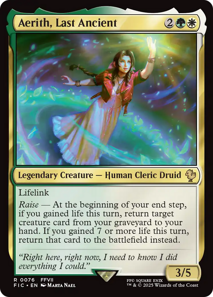 Aerith, Last Ancient [FINAL FANTASY Commander] | Rook's Games and More