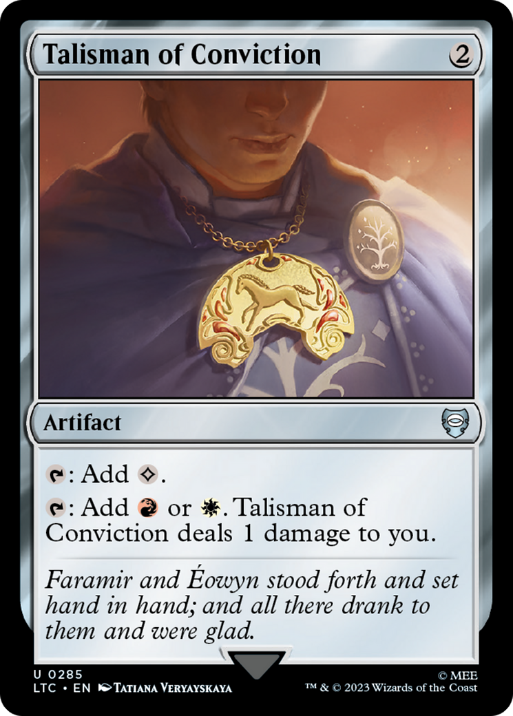 Talisman of Conviction [The Lord of the Rings: Tales of Middle-Earth Commander] | Rook's Games and More