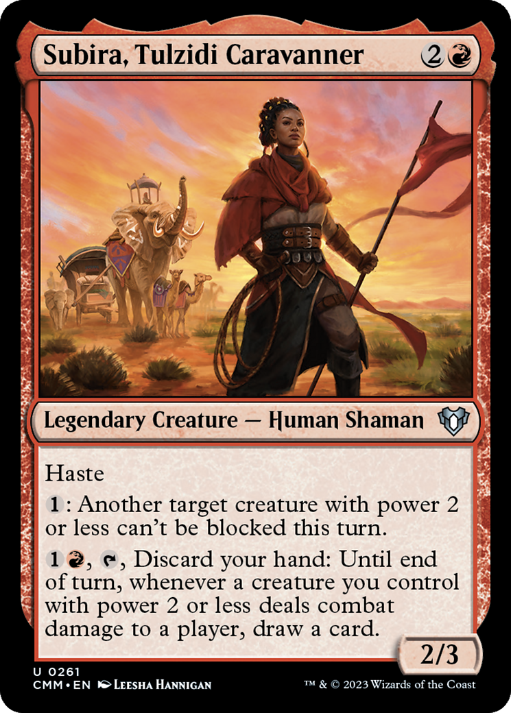 Subira, Tulzidi Caravanner [Commander Masters] | Rook's Games and More